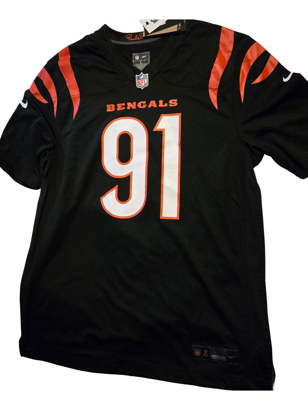 Nike Cincinnati Bengals Trey Hendrickson #91 NFL Football Jersey Size Large